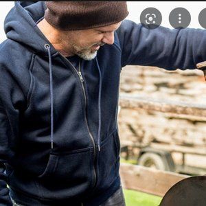 Navy Flint and Tinder Hoodie - Mens